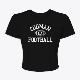 Codman Academy Classic Football Women's Crop Top