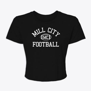 Mill City Montessori School Classic Football Women's Crop Top