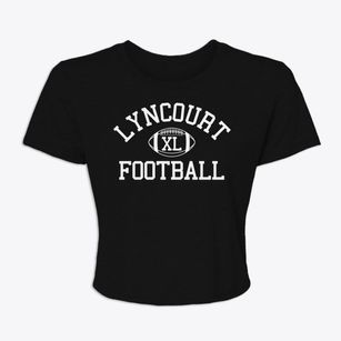 Lyncourt Union Free School Classic Football Women's Crop Top