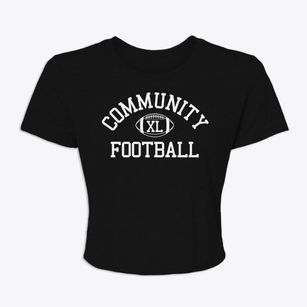 Community Charter School Classic Football Women's Crop Top