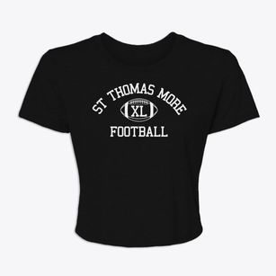 St Thomas More Parish Classic Football Women's Crop Top