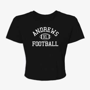 Andrews High School Classic Football Women's Crop Top