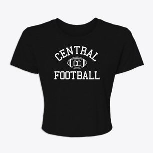 Central Columbus School Classic Football Women's Crop Top
