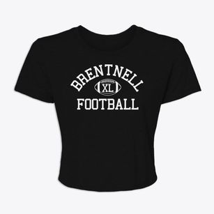 Brentnell Montessori School Classic Football Women's Crop Top