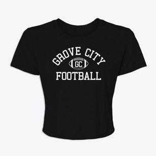 Grove City High School Classic Football Women's Crop Top