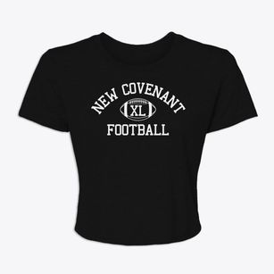 New Covenant Teaching Ministry Classic Football Women's Crop Top