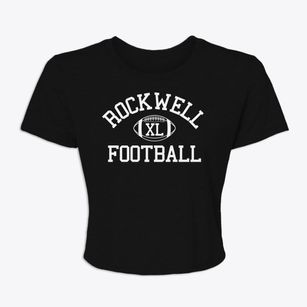Rockwell Primary School Classic Football Women's Crop Top