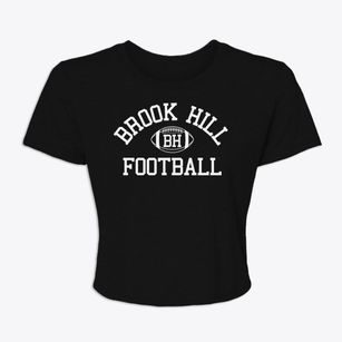 Brook Hill School Classic Football Women's Crop Top