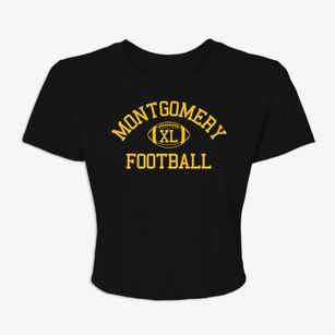 Montgomery High School Classic Football Women's Crop Top