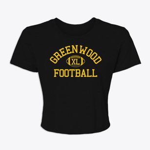 Greenwood Primary School Classic Football Women's Crop Top