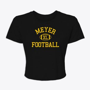 Meyer Classic Football Women's Crop Top