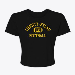 Liberty-eylau High School Classic Football Women's Crop Top