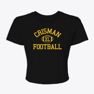 Crisman Prep Classic Football Women's Crop Top