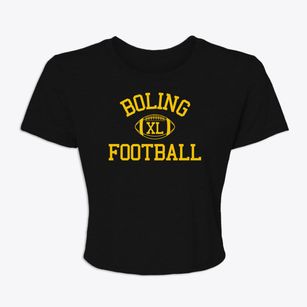 Boling High School Classic Football Women's Crop Top