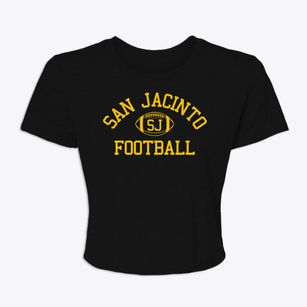 San Jacinto Intermediate School Classic Football Women's Crop Top
