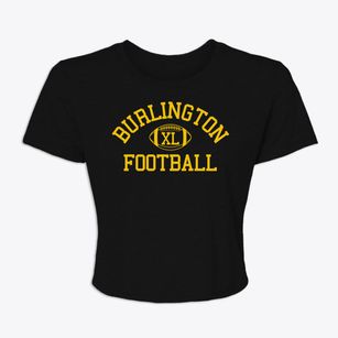 Burlington Technical Center Classic Football Women's Crop Top