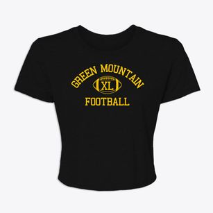 Green Mountain Union High School Classic Football Women's Crop Top