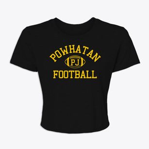 Powhatan Junior High School Classic Football Women's Crop Top