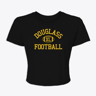 Douglass School Classic Football Women's Crop Top