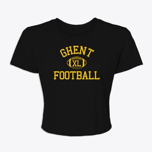 Ghent Montessori School Classic Football Women's Crop Top