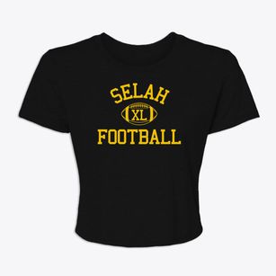 Selah Bible Baptist School Classic Football Women's Crop Top