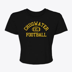 Chugwater School Classic Football Women's Crop Top