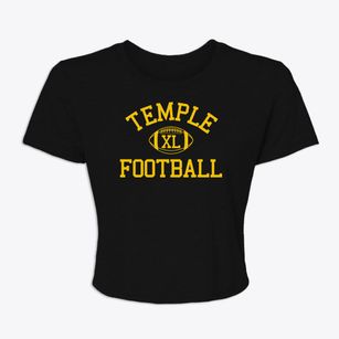 Temple Christian School Classic Football Women's Crop Top