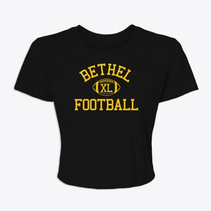 Bethel Center Classic Football Women's Crop Top