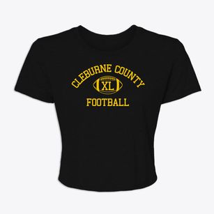 Cleburne County Career Technical School Classic Football Women's Crop Top