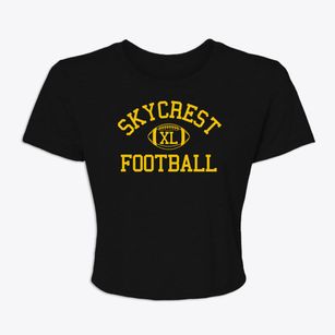 Skycrest Christian School Classic Football Women's Crop Top
