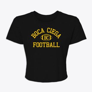 Boca Ciega High School Classic Football Women's Crop Top