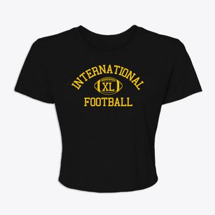 International School Of Broward Classic Football Women's Crop Top