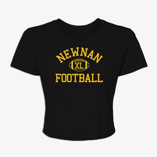 Newnan Christian School Classic Football Women's Crop Top
