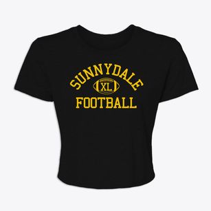 Sunnydale Training Center Classic Football Women's Crop Top