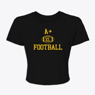 A+ Charter School Classic Football Women's Crop Top