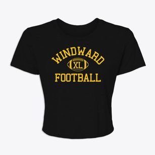 Windward Adventist School Classic Football Women's Crop Top