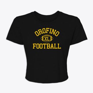 Orofino High School Classic Football Women's Crop Top
