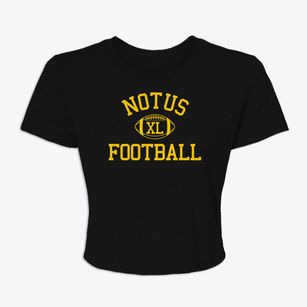 Notus School Classic Football Women's Crop Top