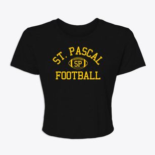 Saint Pascal School Classic Football Women's Crop Top
