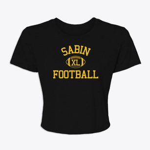 Sabin Magnet School Classic Football Women's Crop Top