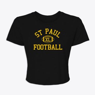 St Paul Parish Classic Football Women's Crop Top