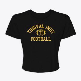 Thrival Indy Academy Classic Football Women's Crop Top