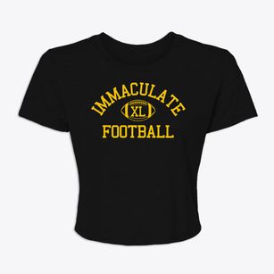 Immaculate Heart Of Mary School Classic Football Women's Crop Top