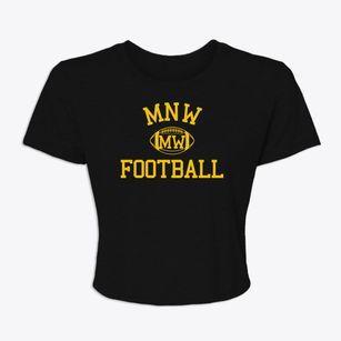 Manson-northwest Webster High School Classic Football Women's Crop Top