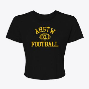 Ahstw Community High School Classic Football Women's Crop Top