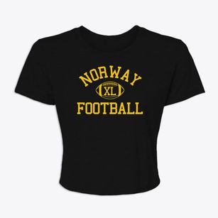 Norway School Classic Football Women's Crop Top