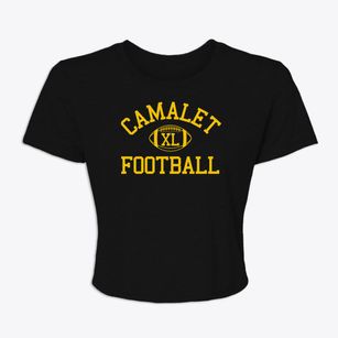 Camalet Charter School Classic Football Women's Crop Top
