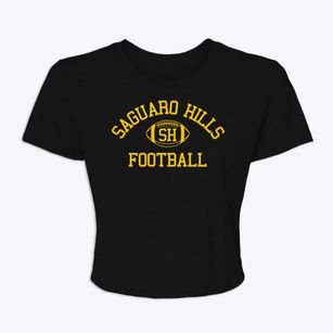 Saguaro Hills Christian School Classic Football Women's Crop Top