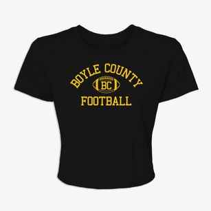 Boyle County High School Classic Football Women's Crop Top