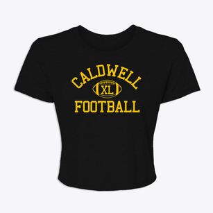 Caldwell County Area Vocational Center Classic Football Women's Crop Top
